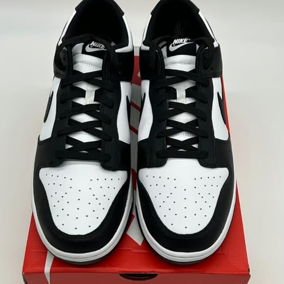 Dunk Low Retro White Black Panda Shoes Mens main image 7
